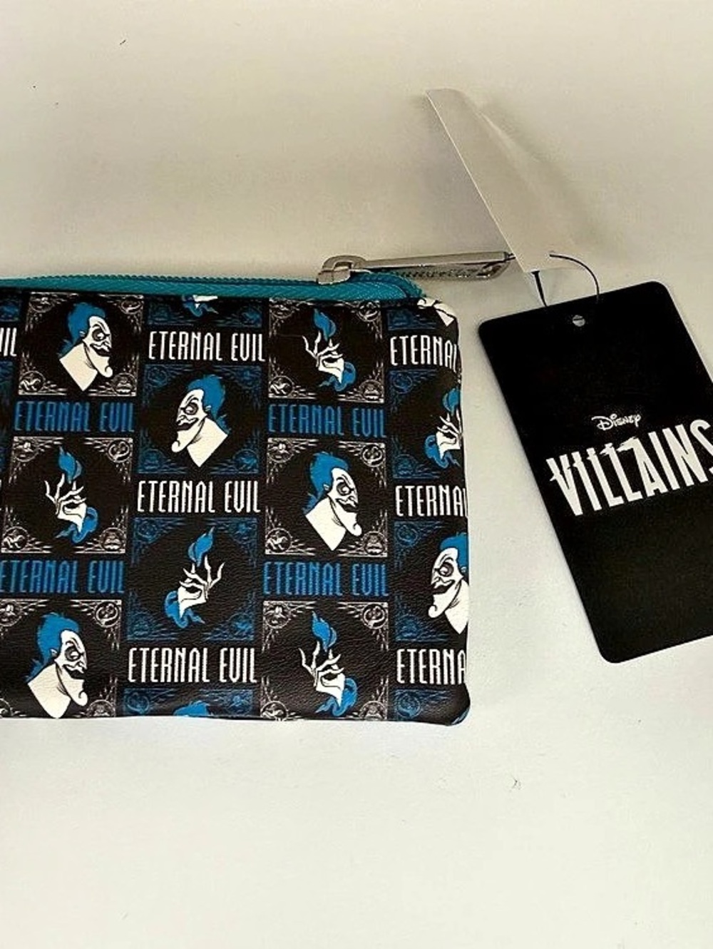 Disney Villains Hades Eternal Evil Coin Pouch Black & Blue NWT